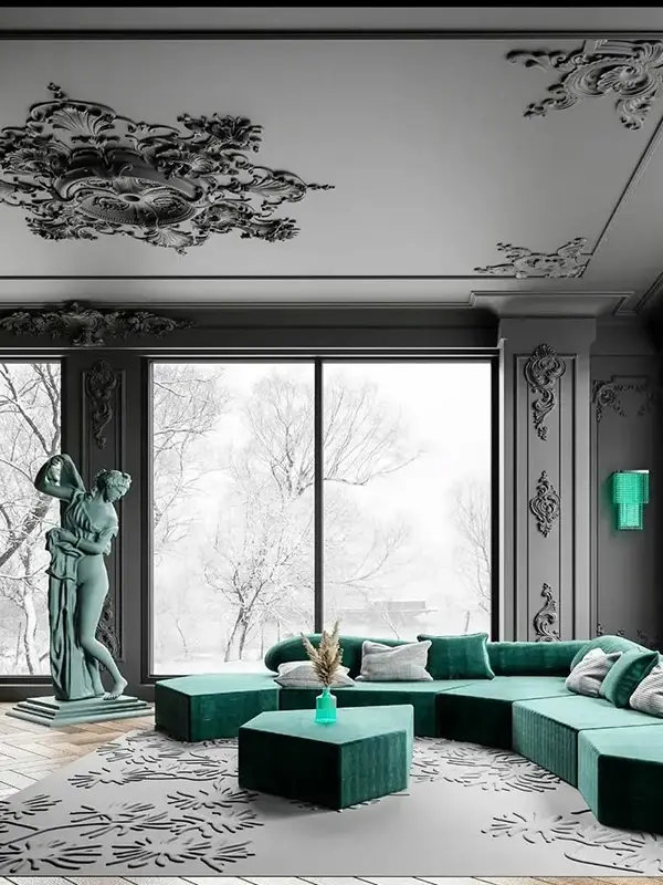 Artful Elegance with Modern Drama