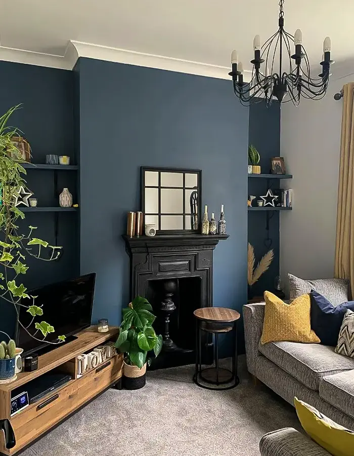 48 Blue Grey Living Room Ideas with Style and Calm 11 Balance Navy With Light Pieces - Blue Grey Living Room