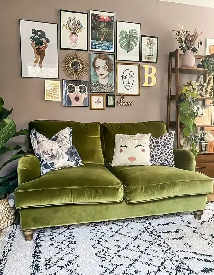 46 Green And Beige Living Room Ideas With Calm Style 32 Beige Space with Velvet Charm