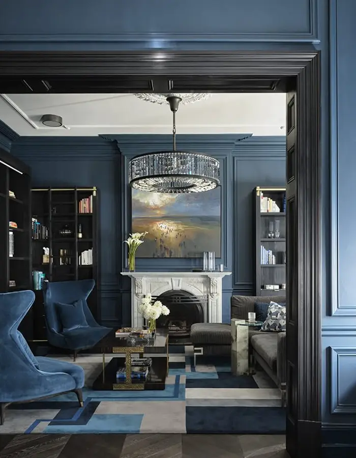 48 Blue Grey Living Room Ideas with Style and Calm 10 Bold Color for Modern Interiors - Blue Grey Living Room