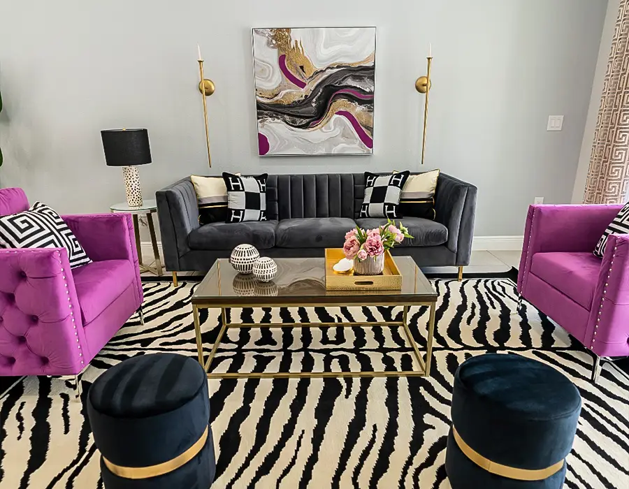 48 Glam Living Room Ideas with Timeless Style 30 Bold Glam Living Room With Personality