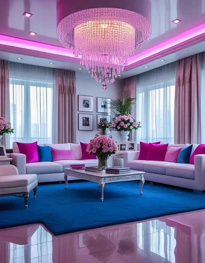 48 Glam Living Room Ideas with Timeless Style 23 Bold Glam Living Room With Soft Touches