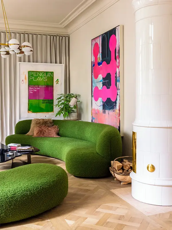 29 Green Couch Living Room Ideas with Bold Style 3 Bold Green Accents with Neutrals