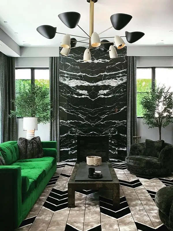 Bold Textures with Luxe Finishes