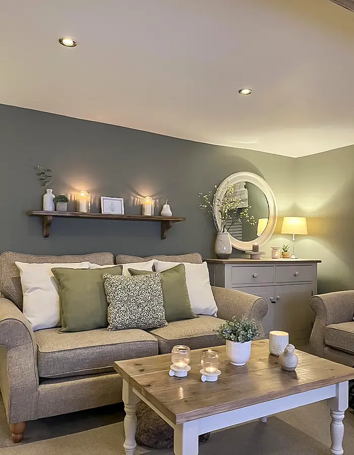 46 Green And Beige Living Room Ideas With Calm Style 6 Bold Walls for a Cozy Feel
