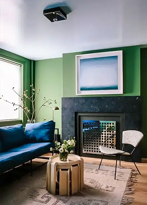 46 Calm Blue And Green Living Room Ideas 33 Breezy Style with Chic Contrast
