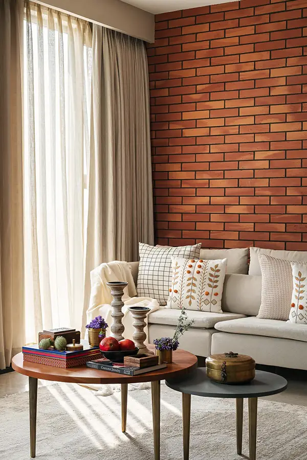 26 Cozy Living Room Designs You’ll Want to Copy 26 Brick Walls With Cozy Contrast