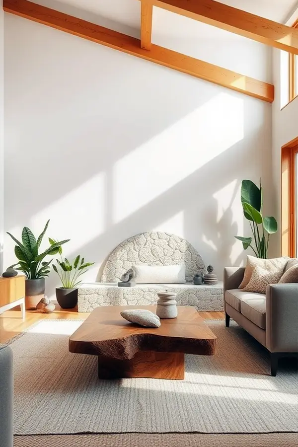 26 Interior Design Living Room Ideas You’ll Love 27 Bring Nature Indoors with Texture