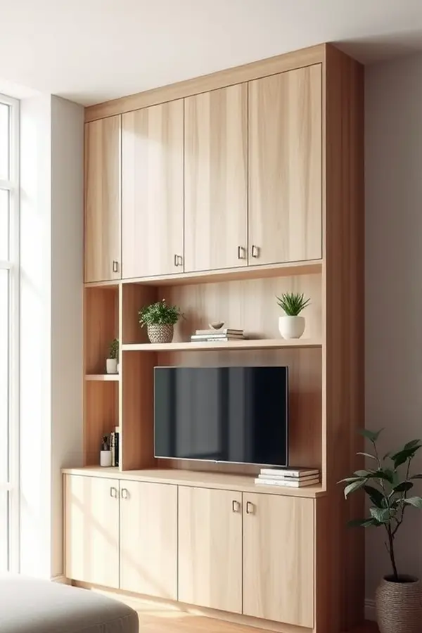 Built-In Cabinets That Blend In