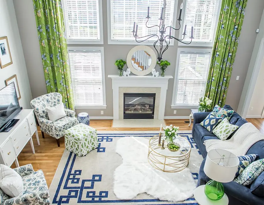 46 Calm Blue And Green Living Room Ideas 3 Chic Custom Touches That Shine