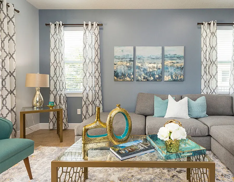 48 Glam Living Room Ideas with Timeless Style 41 Contemporary Living Room With Teal Accents