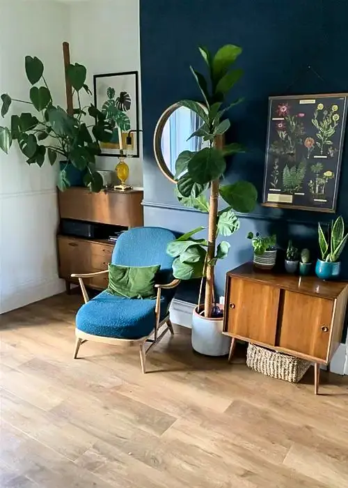 46 Calm Blue And Green Living Room Ideas 39 Cozy Nook with Bold Contrast