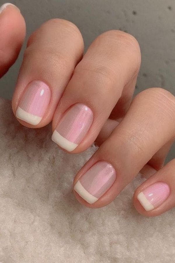36 Subtle Yet Cute Minimal Nail Designs Mani Ideas You’ll Love to Wear 8 Creamy Glazed French Nails