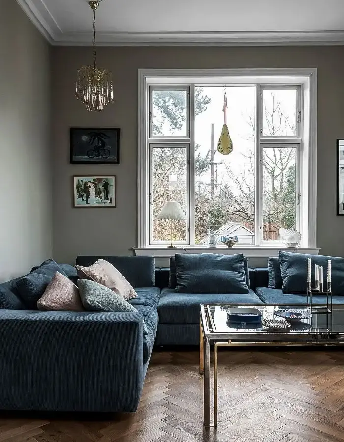 48 Blue Grey Living Room Ideas with Style and Calm 42 Dove Grey Living Room With Blue Sectional