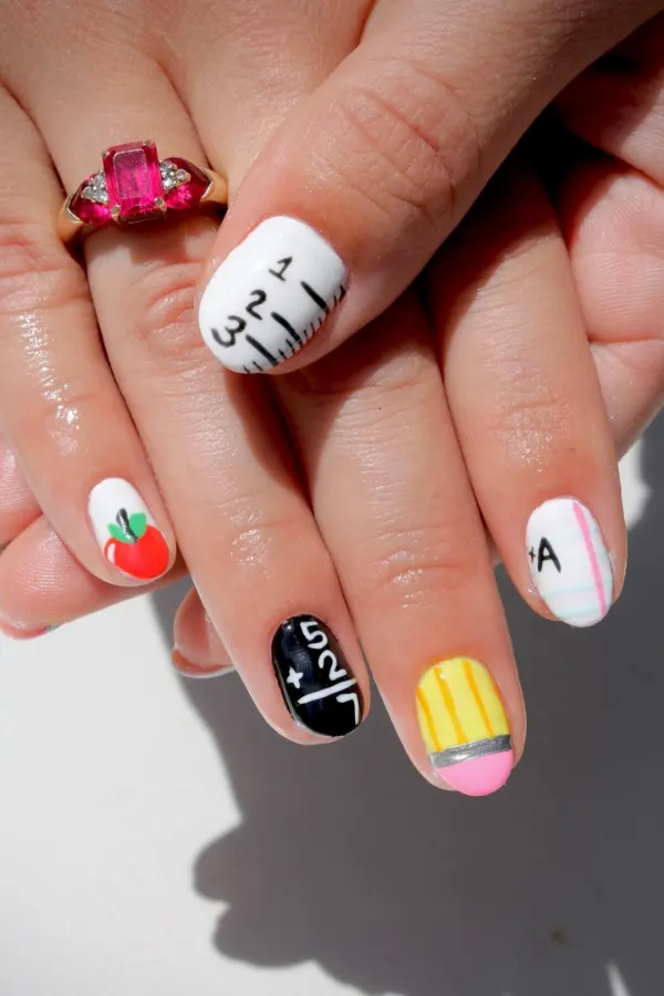 End of School Nails Idea