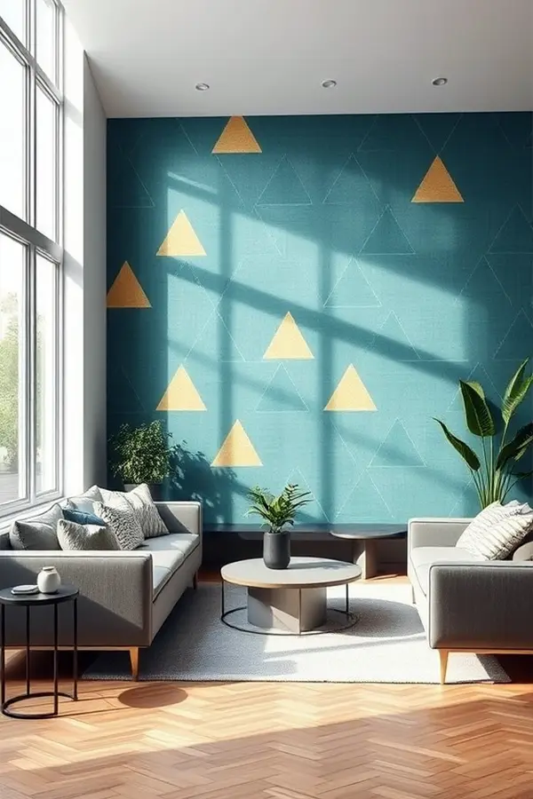 26 Interior Design Living Room Ideas You’ll Love 18 Experiment with Wallpaper