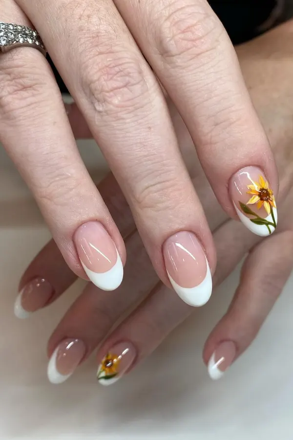 41 Bright and Cheerful Sunflower Nail Designs Ideas You’ll Love to Copy 9 Gorgeous Sunflowers Nails