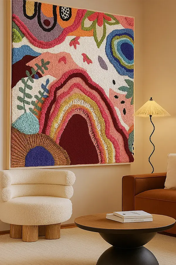 25 Rug Ideas for Living Rooms That Stand Out 6 Hand-Tufted Rugs with Personality