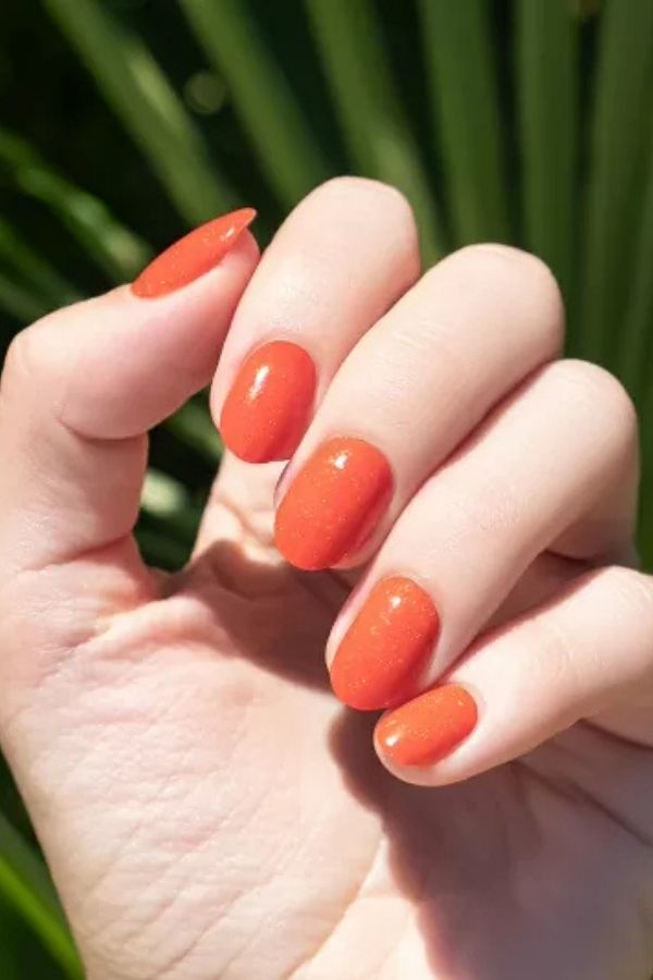 41 Fun Summer Nails Designs To Level Up Your Look This Season 15 Heatwave Coral Polish