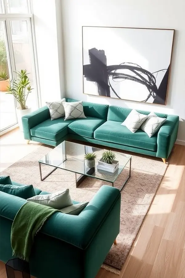 Big Shocking - Trendy Fashion, Beauty & Lifestyle Ideas 16 Highlight Rugs with Bold Sofas
