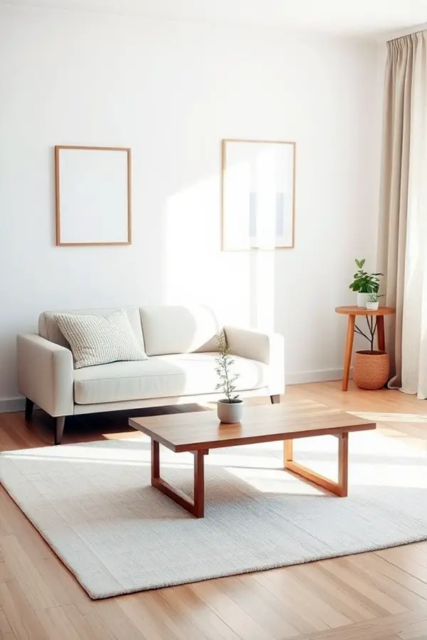 28 Minimalist Living Room Ideas That Feel Bigger 13 Keep Accessories Simple