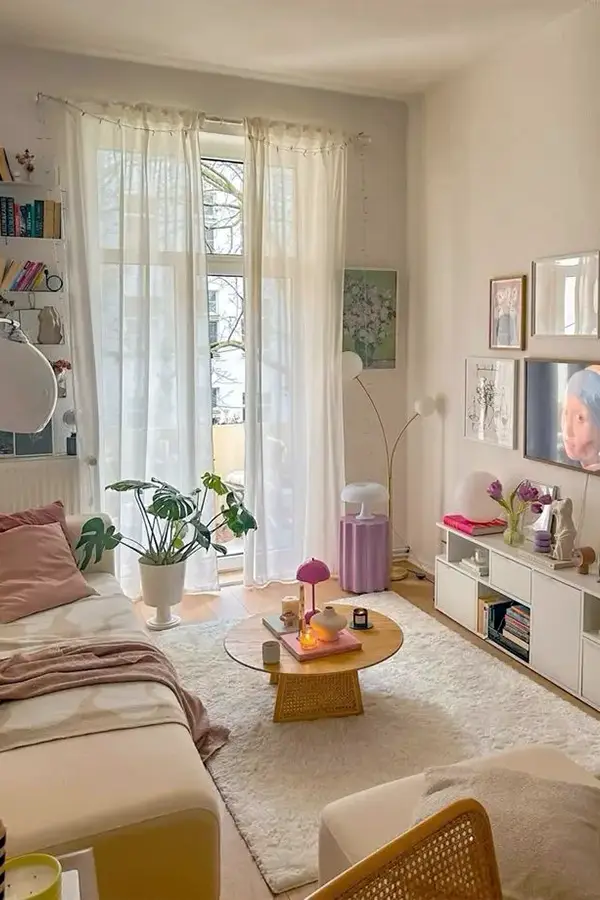 47 Narrow Living Room Decor Ideas That Maximize Space 3 Keep Furniture Minimal and Meaningful