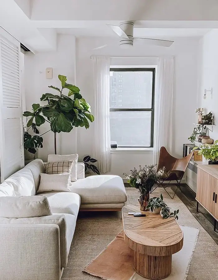 47 Narrow Living Room Decor Ideas That Maximize Space 28 L-Shaped Sofa That Fits Just Right