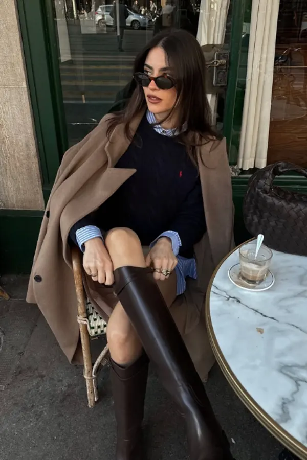 51 Stylish Fall Outfit Ideas for Woman Who Want Comfort and Class 43 Layered Blazer Look That Feels Powerful and Warm - Fall Outfit for Woman