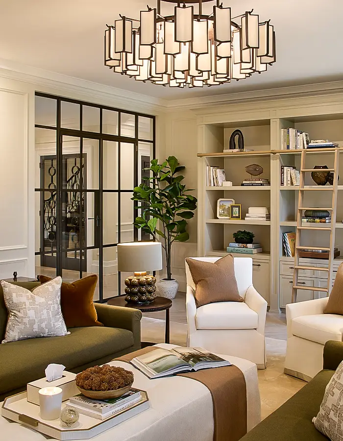 46 Green And Beige Living Room Ideas With Calm Style 11 Layered Neutrals with Natural Green Accents