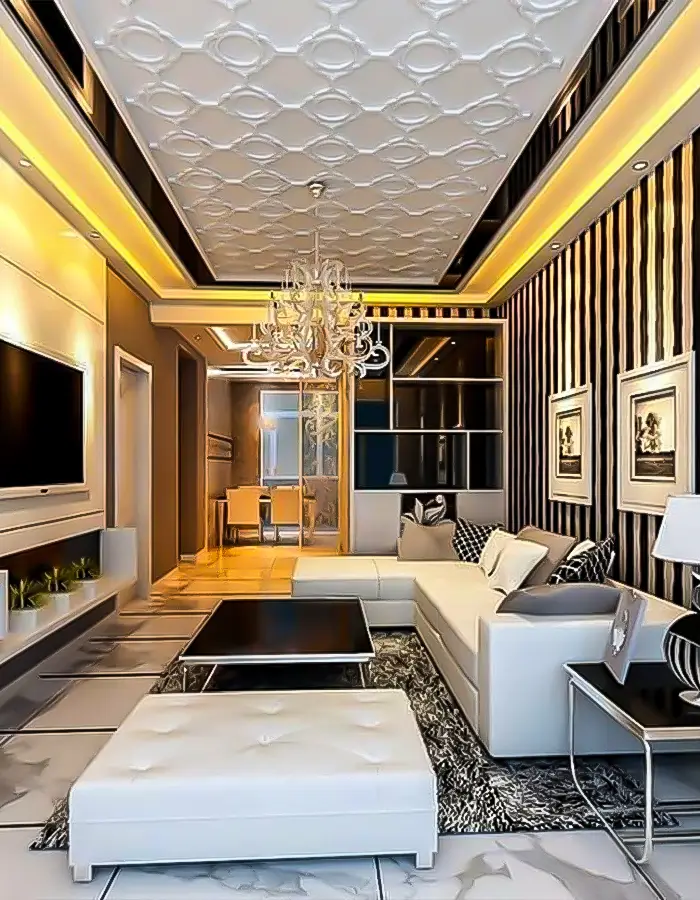 47 Narrow Living Room Decor Ideas That Maximize Space 16 Light Colors and Mirrors Work Wonders