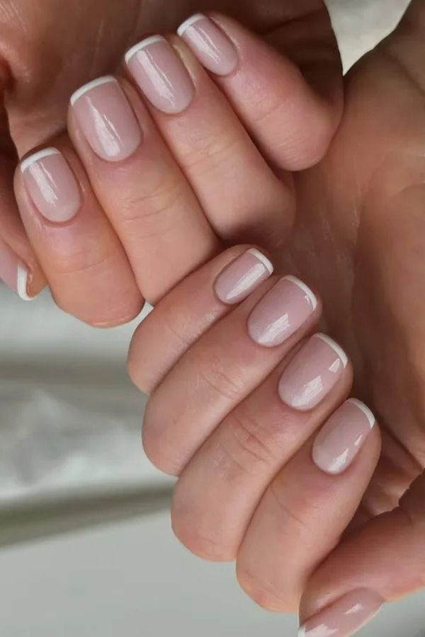 Micro French Tips Nails