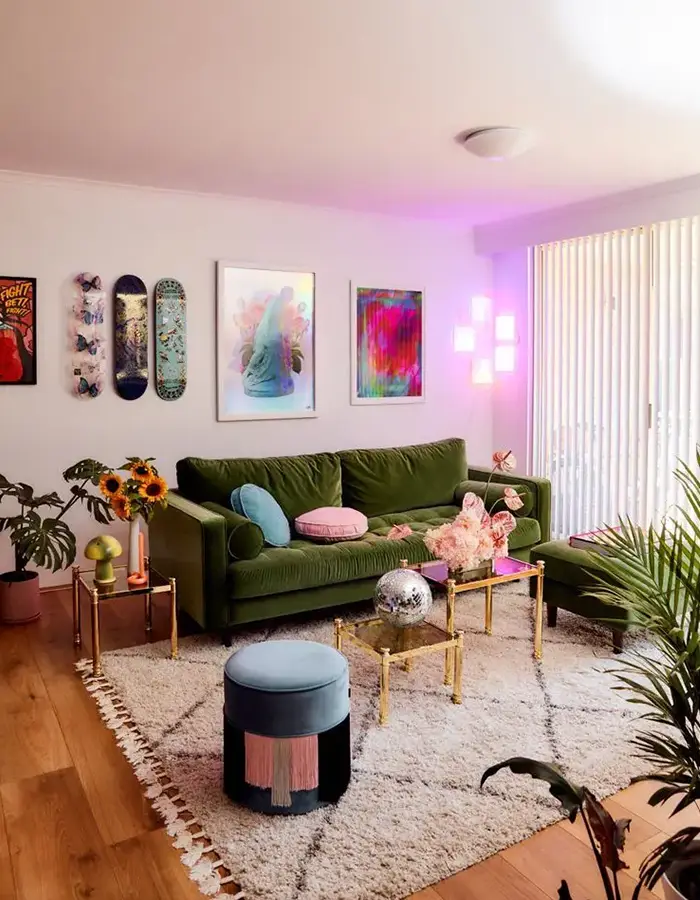48 Glam Living Room Ideas with Timeless Style 21 Modern Living Room With Glam Glow