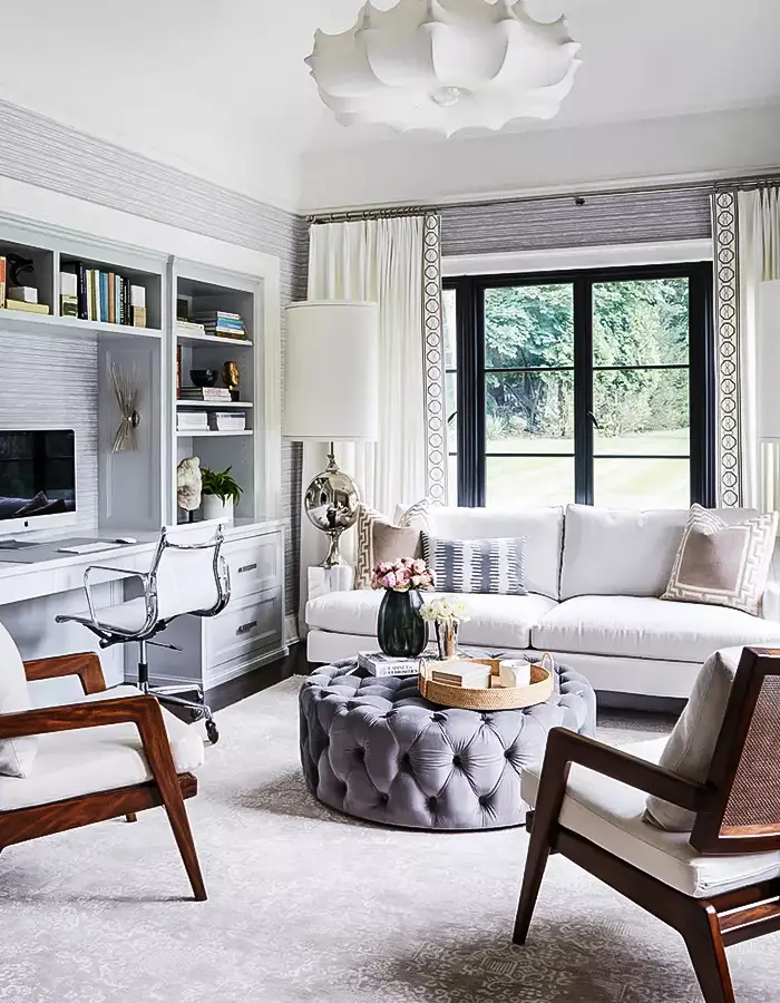 48 Glam Living Room Ideas with Timeless Style 14 Modern Living Room With Statement Lighting