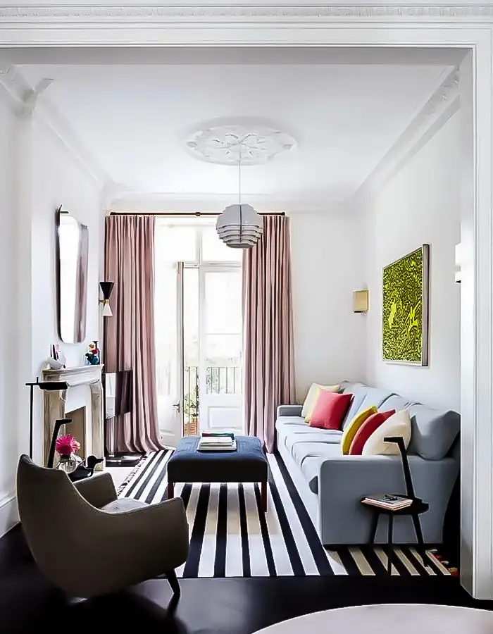 47 Narrow Living Room Decor Ideas That Maximize Space 19 Modern Style With Cozy Essentials