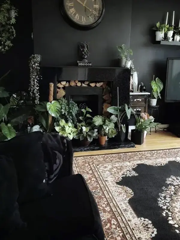 Moody Black with Natural Touches