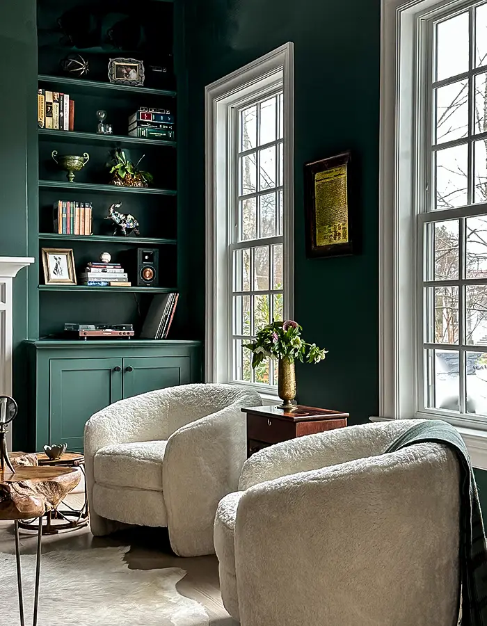 46 Green And Beige Living Room Ideas With Calm Style 17 Moody Green for a Cozy Escape