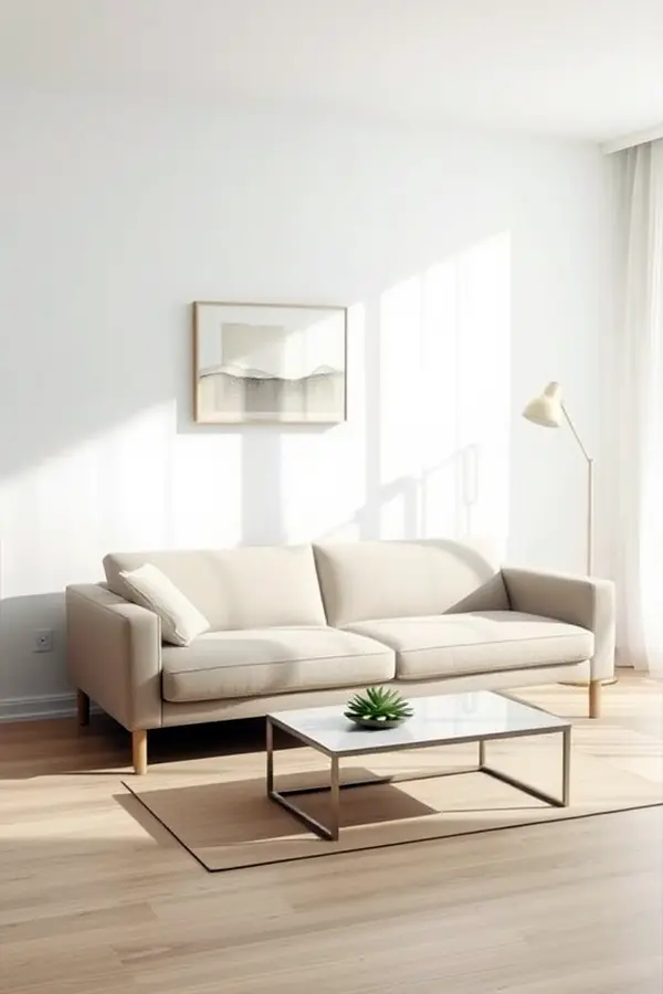 28 Minimalist Living Room Ideas That Feel Bigger 9 Pick Streamlined Slim Sofas