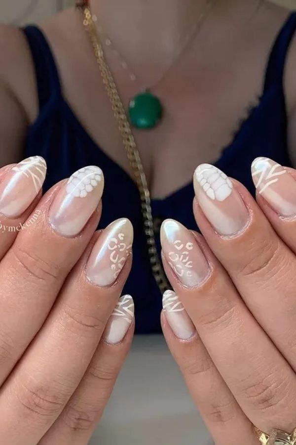 Refined Animal Print Nails