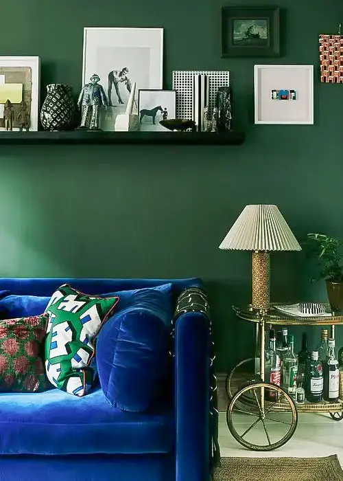 46 Calm Blue And Green Living Room Ideas 30 Refined Details with Bold Color