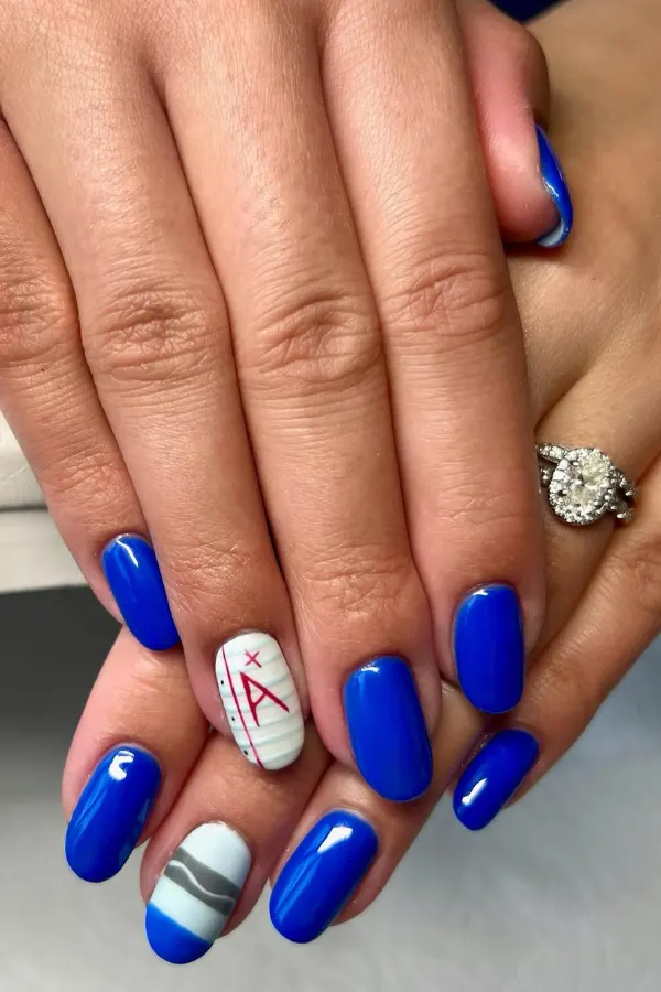 School Grade Nails Idea