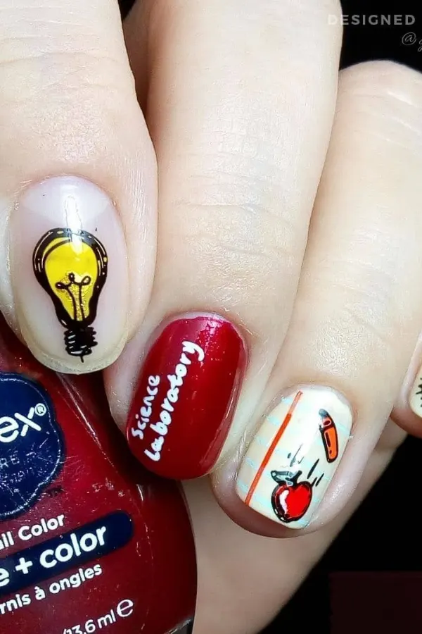 Science Manicure Idea