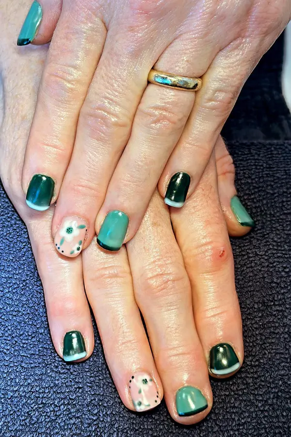 37. Glam Fall Wedding Nail Ideas For Guests & Bride That Look Great in Every Photo 8 Short Wedding Nails Ideas