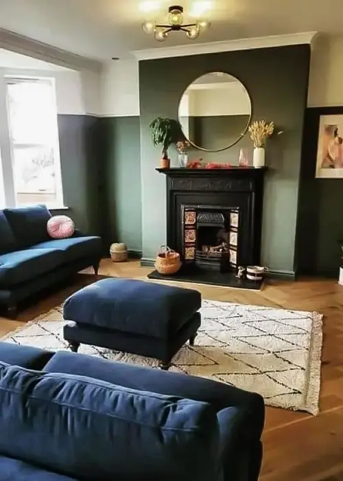 46 Calm Blue And Green Living Room Ideas 27 Simple Style with Classic Warmth