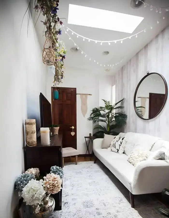 47 Narrow Living Room Decor Ideas That Maximize Space 47 Skylights Can Open Up a Room