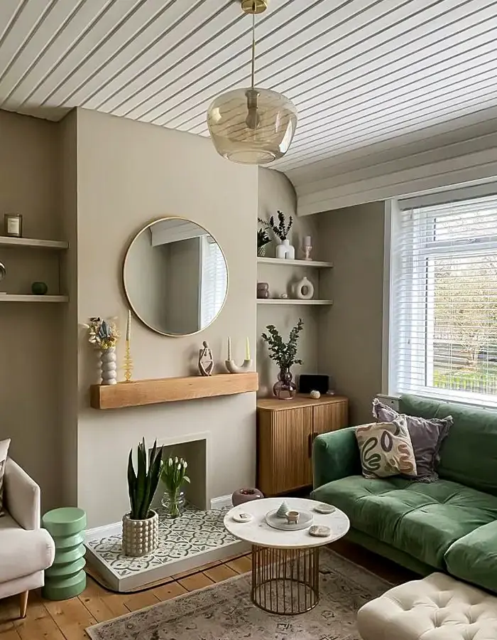 46 Green And Beige Living Room Ideas With Calm Style 21 Soft Neutrals with Natural Greens