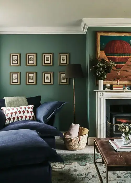 46 Calm Blue And Green Living Room Ideas 29 Sophisticated Comfort with Deep Hues