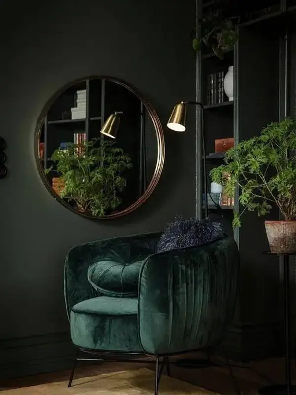 Stylish Nook with Reflective Touches
