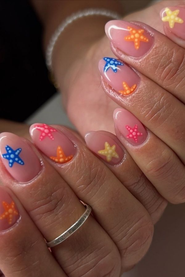 41 Fun Summer Nails Designs To Level Up Your Look This Season 6 Stylish Starfish Summer Nails