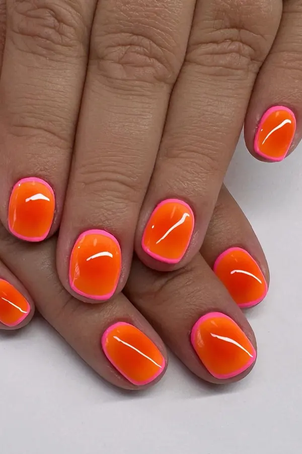 32 Cute Sunset Nails Design Mani Styles That Feel Like Golden Hour 5 Summery Sunset Aura Nails
