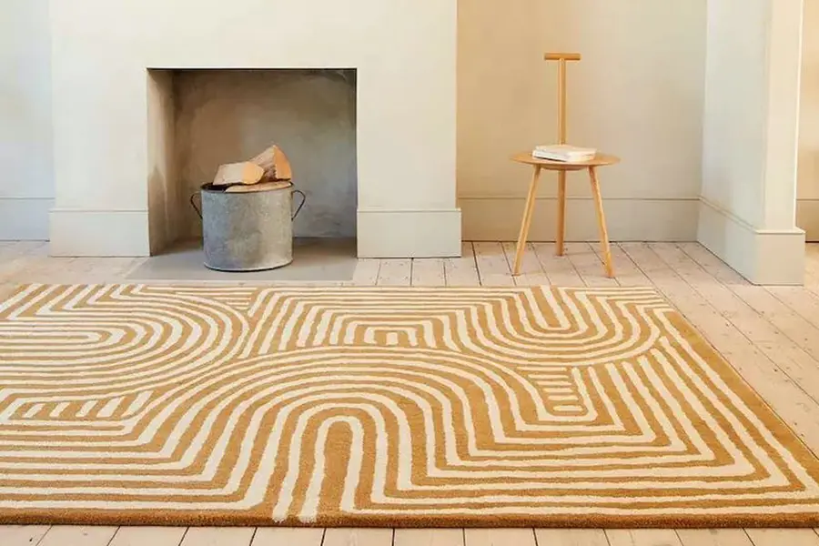 25 Rug Ideas for Living Rooms That Stand Out 18 Sunny Rugs with Bold Lines